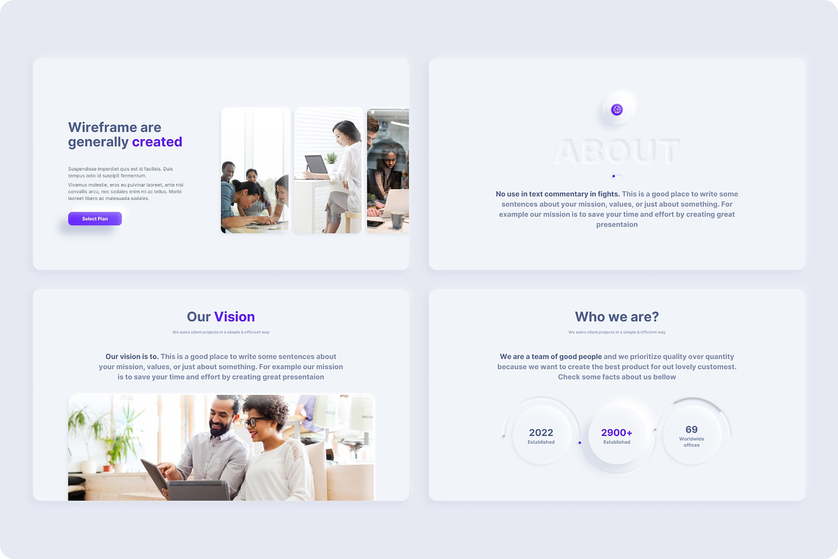 Neumorphic Presentation Template, a Presentation Template by TemplateZuu (Photo 15 of 48)