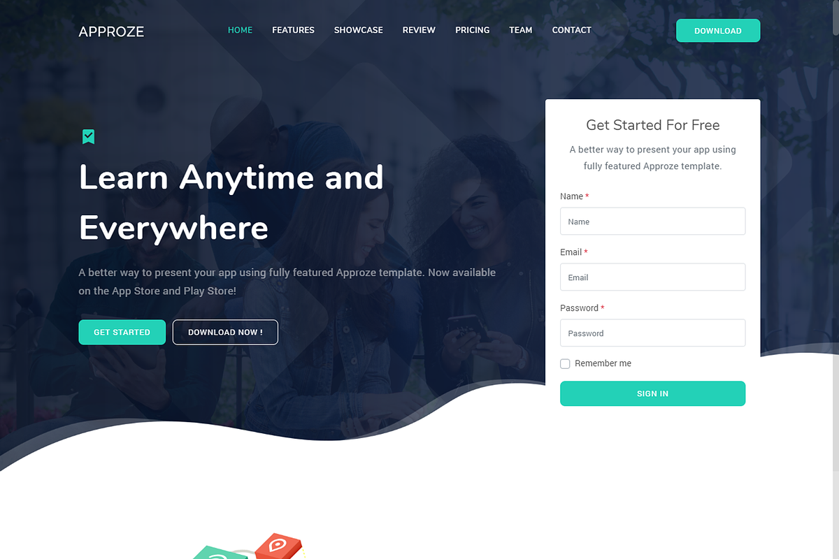 Approze - App Landing Template, a Bootstrap Template by shreethemes (Photo 4 of 6)