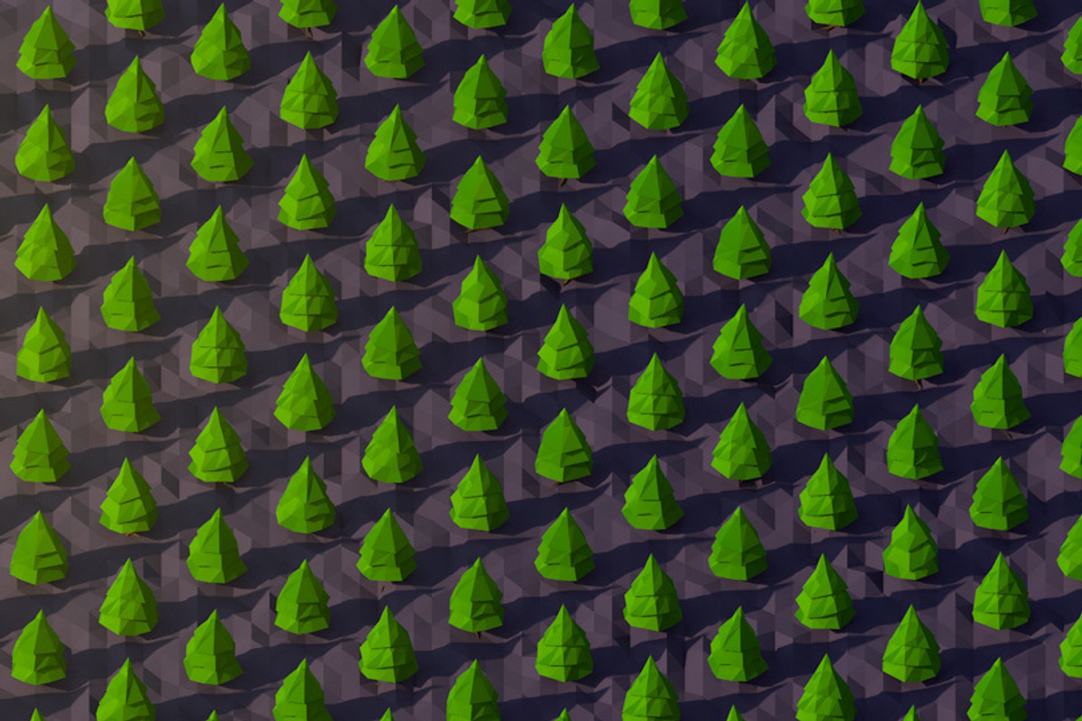 Low Poly Trees Pack, an Environmental 3D Model by Anton Moek (Photo 7 of 12)