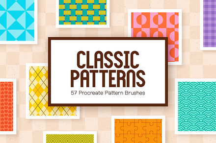 Classic Patterns | Procreate Brushes, a Brush Add-On by The Creative Bix