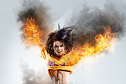 Fire Photoshop Action preview 5