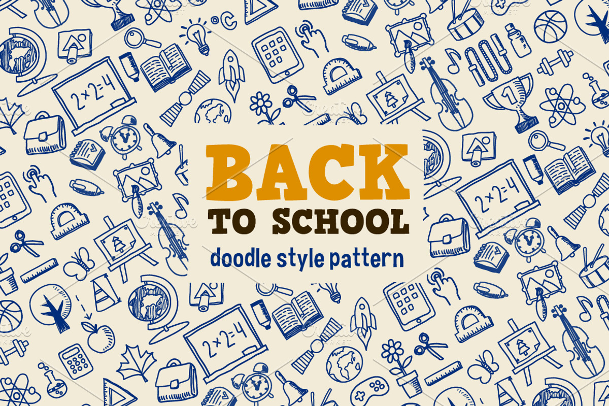 Back to School, a Pattern Graphic by Poloviiinkin (Photo 1 of 4)