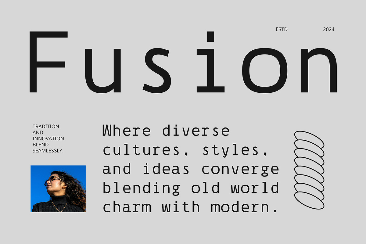 CS Nicole Mono – Monospaced Font, a Sans Serif Font by Craft Supply Co. (Photo 2 of 8)