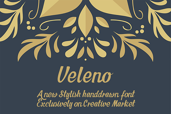 Veleno Font - Handlettering Style preview 4