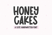 Honey Cakes | Cute + Quirky Font, a Handwritten Font by KA Designs (Thumbnail 1 of 10)