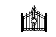 Ornate Iron Gate SVG Bundle, an Illustration by Designs_River (Thumbnail 16 of 31)