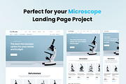 Microlex - Microscope Website UI Kit, an UI Kit Template by Agensip Design Agency (Thumbnail 9 of 10)