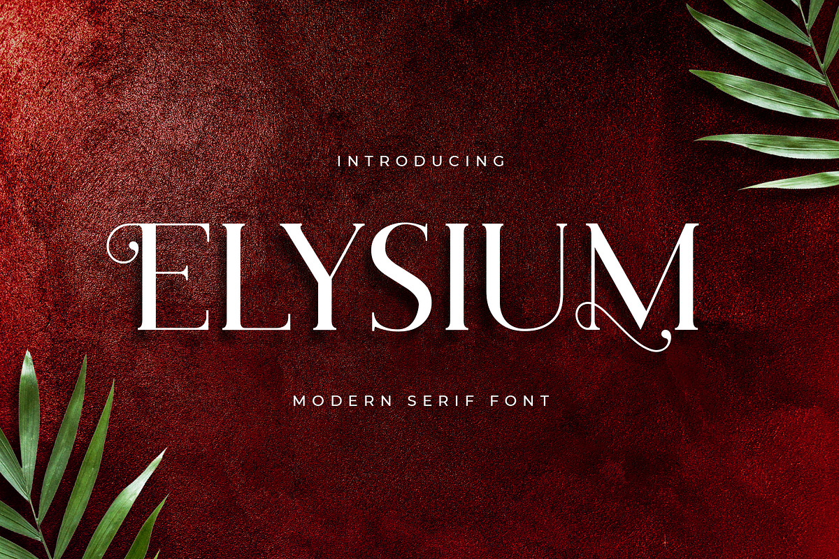 Elysium Luxury Serif Font