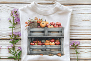 Vintage Fall Decorations Clipart, an Illustration by CraftArtStudio (Thumbnail 4 of 6)