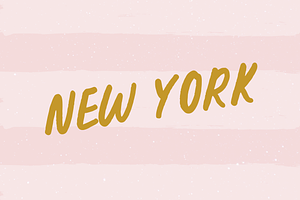 New York Marker Font