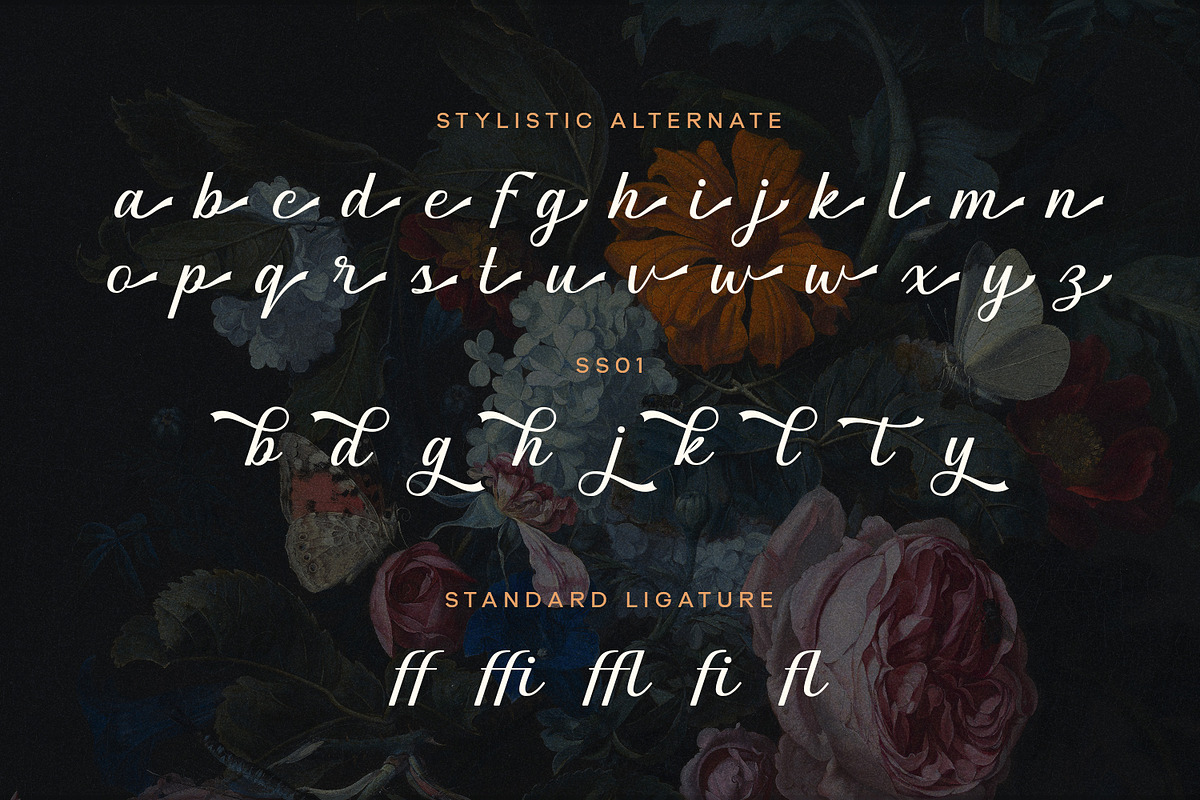Graceful Nostagia Script Font, a Script Font by Siwox Studios (Photo 8 of 10)