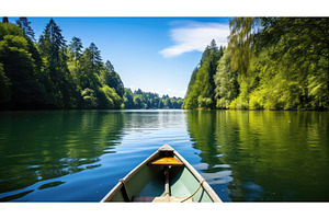 row boating lake ai generated, a Sports & Recreation Photo by pikepicture