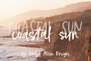 Coastal Sun Font, a Handwritten Font by Jordyn Alison Designs (Thumbnail 1 of 9)