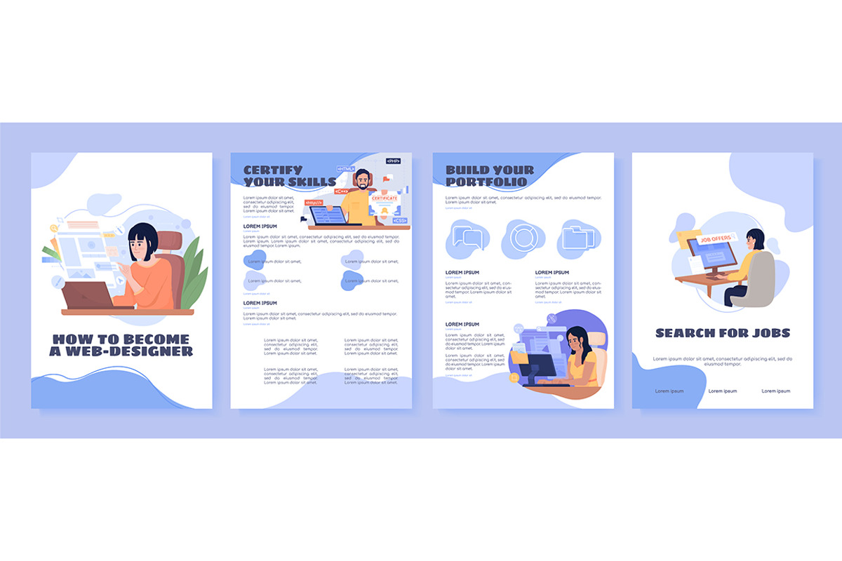 How to become developer brochure, a Brochure Template by IMG visuals ...