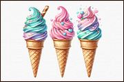 Watercolor Cozy Summer Clipart, an Illustration by Sublimation Artist (Thumbnail 3 of 6)