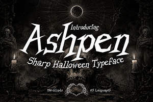 Ashpen - Sharp Halloween Serif