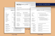 Modern Professional Resume Template, a Resume Template by VictoriousVita (Thumbnail 4 of 8)