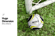 Soccer Ball Mockup, a Merchandise Mockup by SLAB! Design (Thumbnail 2 of 5)
