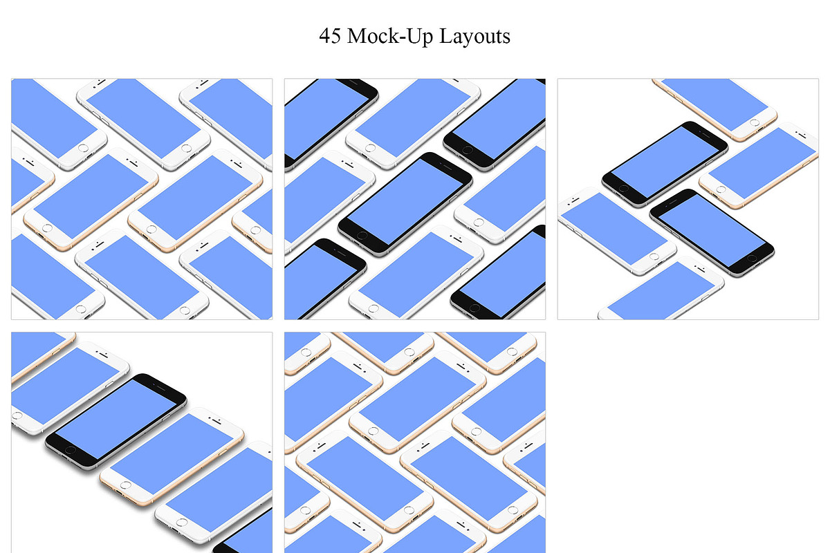 ALL 3D iPHONE MOCK-UP BUNDLE VOL-9, an iPhone Mockup by Graphicsworld125 (Photo 3 of 19)