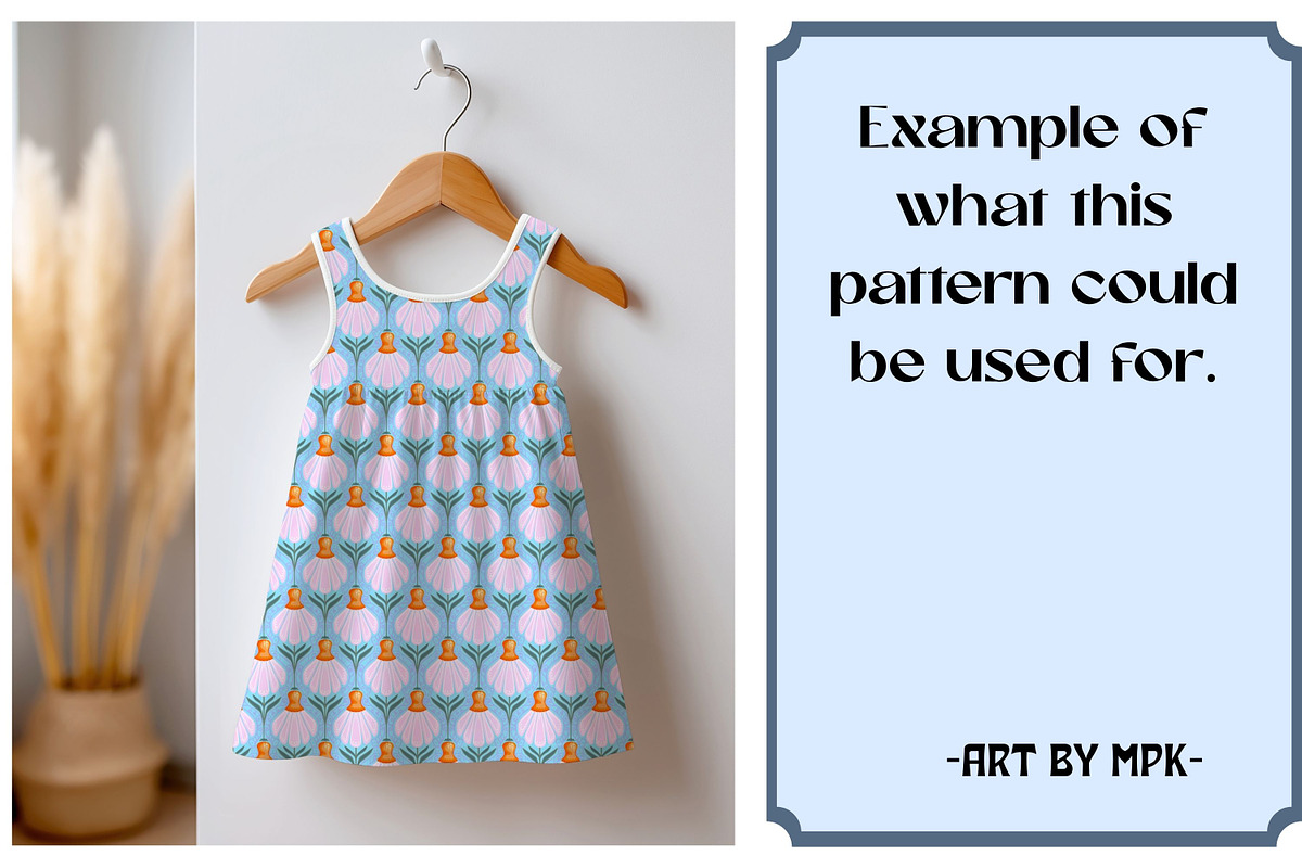 Stylized Daisies - Repeat Pattern, a Pattern Graphic by MissPerfectKaos (Photo 3 of 7)