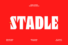 CS Stadle – Bold Sans Serif