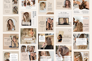 Hair Salon Instagram Post Template