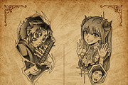 Anime Tattoo Procreate Brush Set, a Brush Add-On by ProcreateInk (Thumbnail 3 of 7)