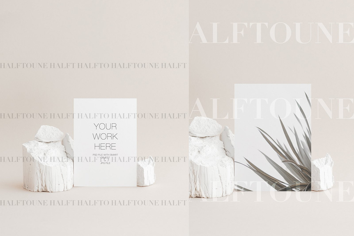 Modern Neutral Card Mockup Bundle, a Mockup by HALFTOUNE (Photo 12 of 13)