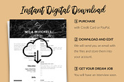 Modern Resume Design / CV - Mila, a Resume Template by Templates Design Co. (Thumbnail 14 of 17)