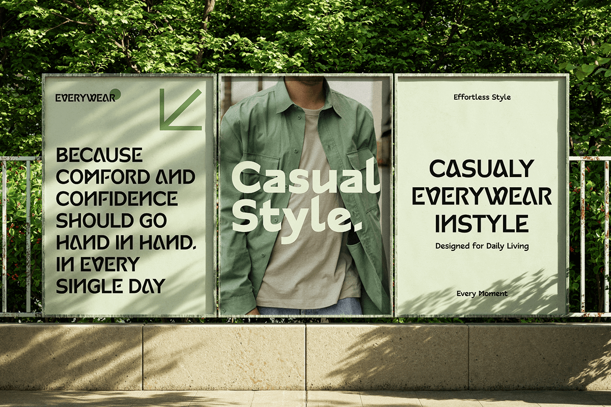 Bangel - Modern Display Logo Font, a Sans Serif Font by Sensatype (Photo 4 of 15)
