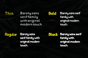 Baroty, a Sans Serif Font by twinstd (Thumbnail 2 of 11)