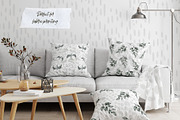 Dark Forest Monochrome Patterns, a Pattern Graphic by KomannaArt (Thumbnail 2 of 7)