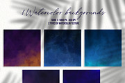 Aurora Borealis-Watercolor overlays, a Texture Illustration by ❤️ KiraSolly (Thumbnail 6 of 7)