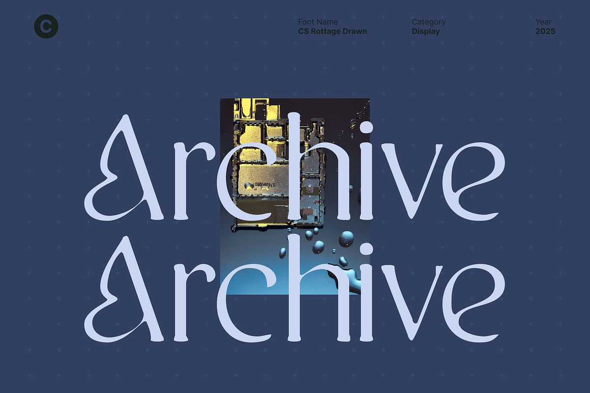 CS Anthea Drawn, a Serif Font by Craft Supply Co. (Photo 7 of 8)