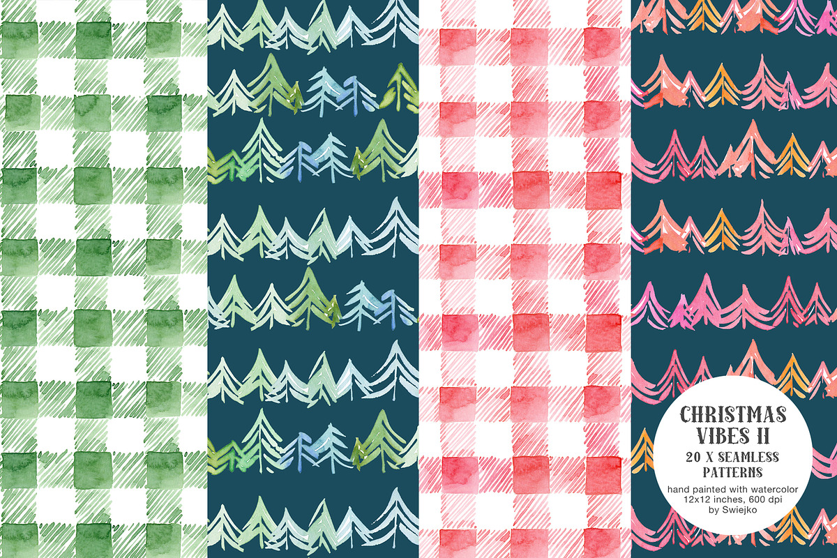 Christmas Vibes II, a Pattern Graphic by swiejko (Photo 6 of 9)