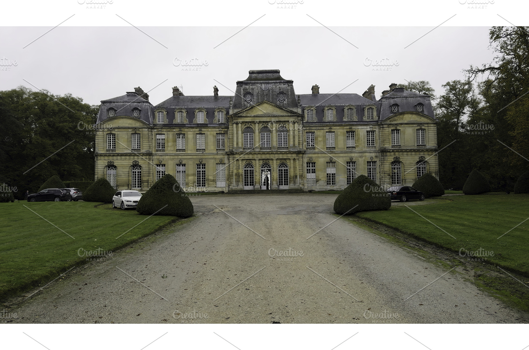 Chateau de la motte tilly facade, an Architecture Photo by Media Whale Stock