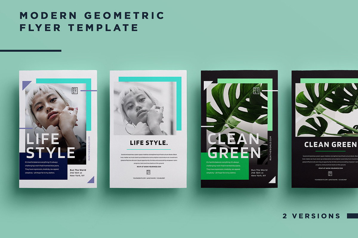 Overlay – The Modern Flyer template, a Flyer Template by Everyday Monster Creative (Photo 2 of 6)