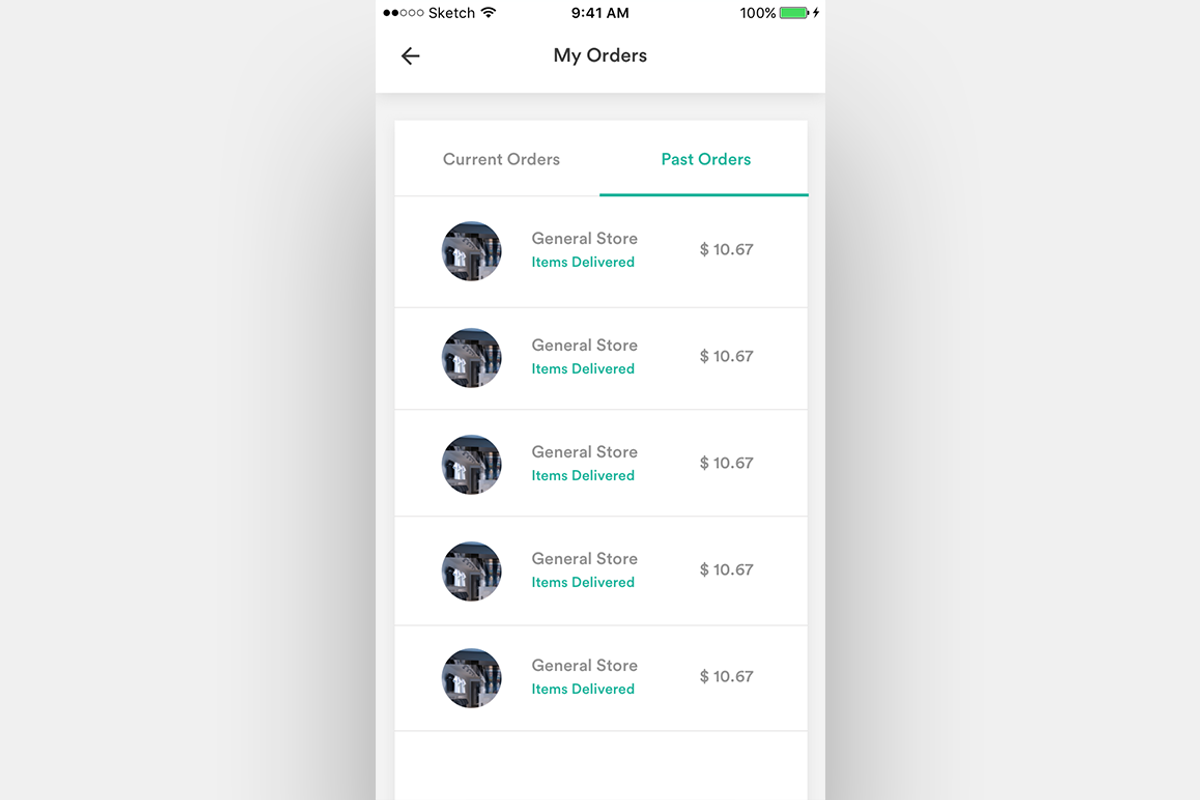 Complete iOS ui kit for delivery app, an UI Kit Template by Divanraj (Photo 21 of 29)