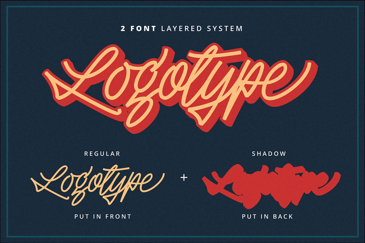 Silent Fighter - 3D Layered Font preview 2