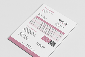 Clean Docx Word Corporate Invoice