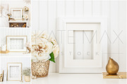Gold Frames Stock Photo Bundle, a Print Template by Styled Stock House (Thumbnail 2 of 4)