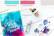 Watercolor Lettering Brush Toolbox, a Brush Add-On by Nico-Ng (Thumbnail 12 of 16)