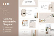 Aesthetic Presentation Templates, a Marketing Template by Ink Gallery (Thumbnail 1 of 3)