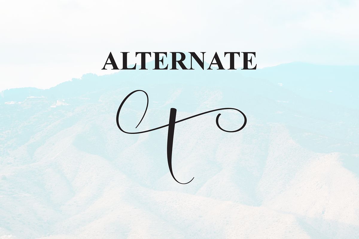 Kamala Mountain | Script Font, a Handwritten Font by Scratchones (Photo 8 of 9)