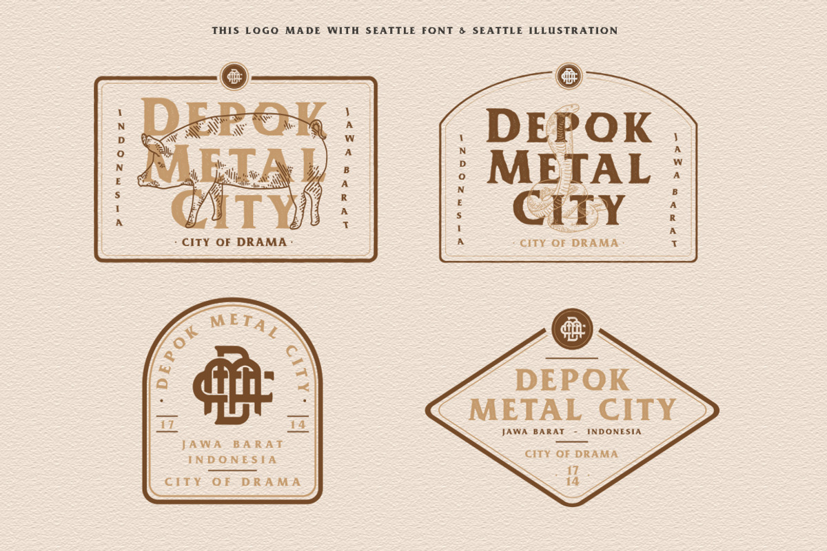 Seattle, a Sans Serif Font by Burnoth Design Co. (Photo 11 of 11)
