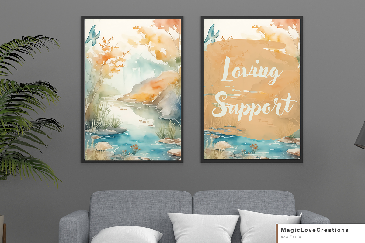 Spiritual Positive Quote Print Wall, a Poster Template by MagicLove Creations (Photo 4 of 10)