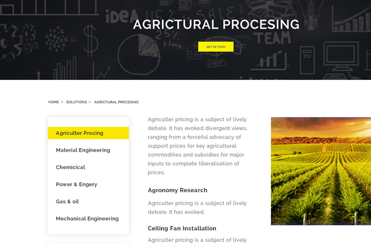 Construction HTML5 Template 50% off, a Websites & App Template by Design_Space (Photo 7 of 8)