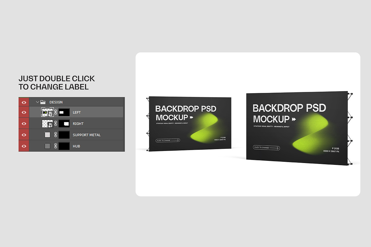 Foldable Backdrop Banner Mockup, an Advertising Mockup by RamStudio2 (Photo 11 of 12)