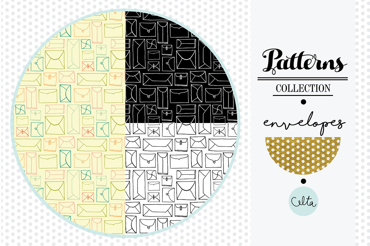 Envelopes Seamless Patterns