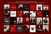CANVA Bold Red Insta Posts & Stories, a Social Media Template by thebusinessoutfit (Thumbnail 7 of 28)